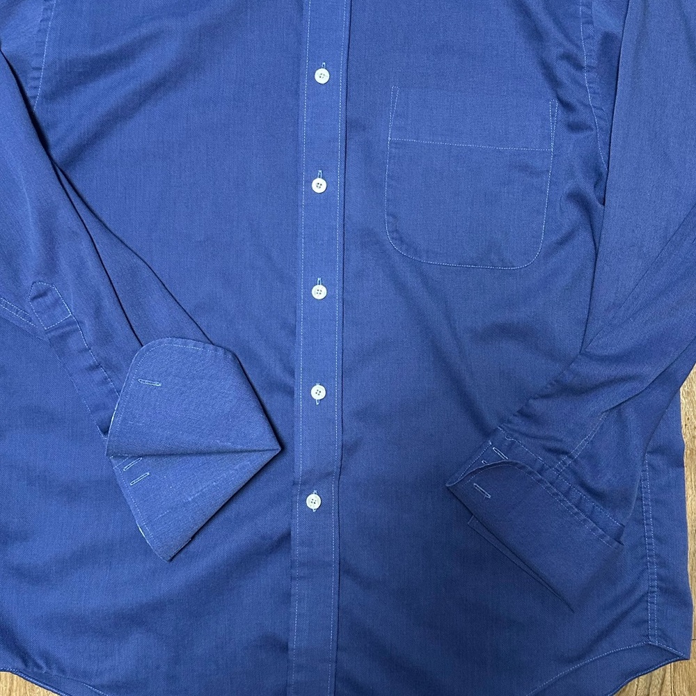 **YVES SAINT LAURENT** French cuff shirt SIZE 16 32/33 - Picture 4 of 5